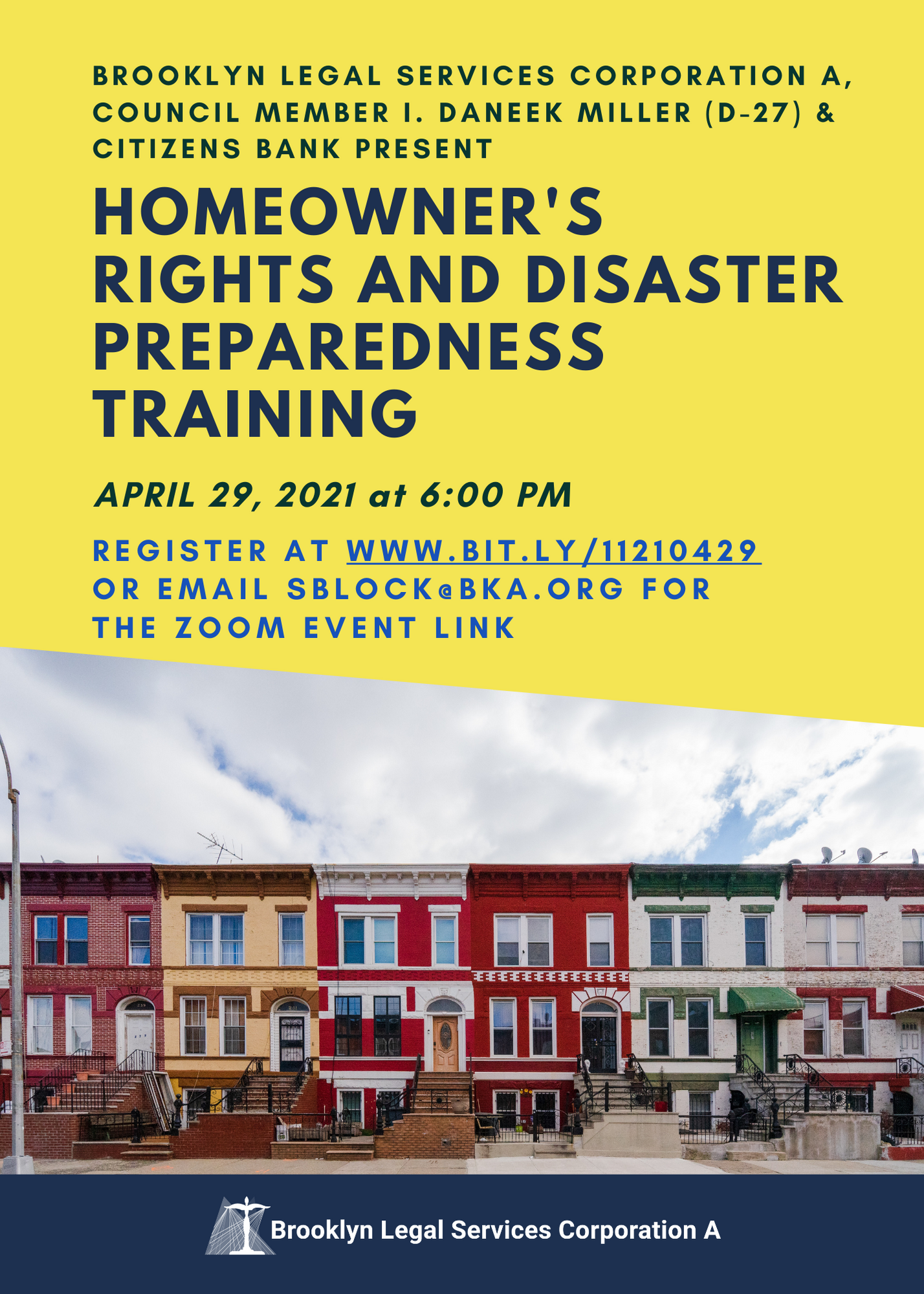 Homeowner’s Rights And Disaster Preparedness Training