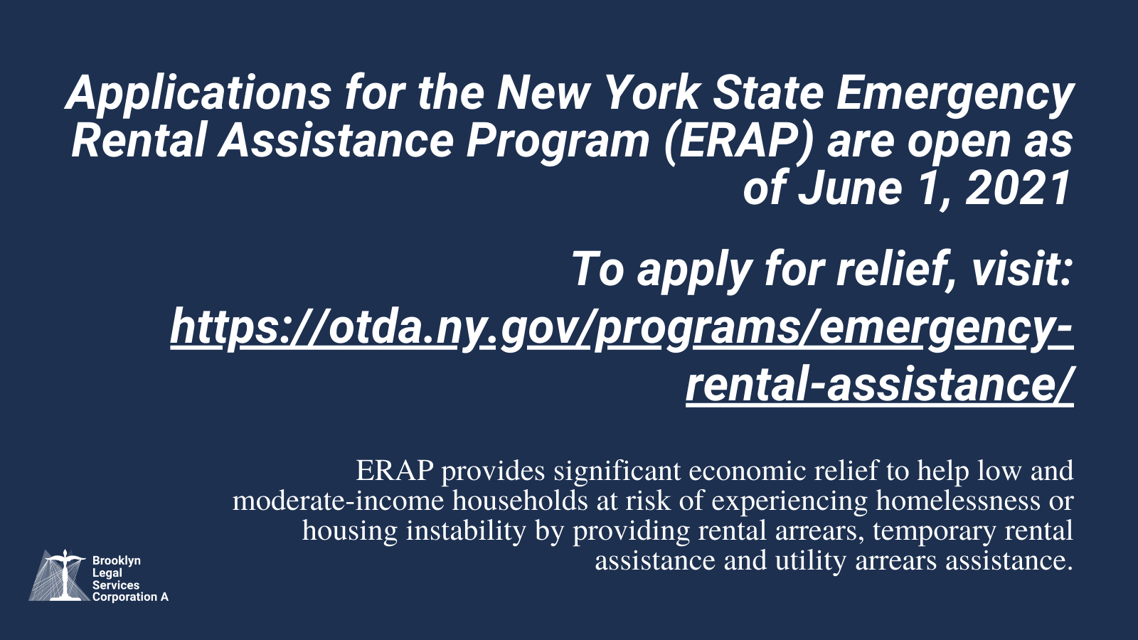 The Emergency Rental Assistance Program