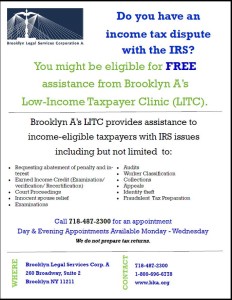 Low Income Taxpayer Clinic – Brooklyn Legal Services Corporation A